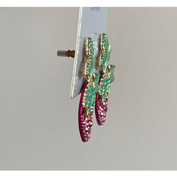 SUGARFIX by BaubleBar Crystal 'Berry Tale' Strawberry Drop Earrings - NWT - Picture 5 of 7